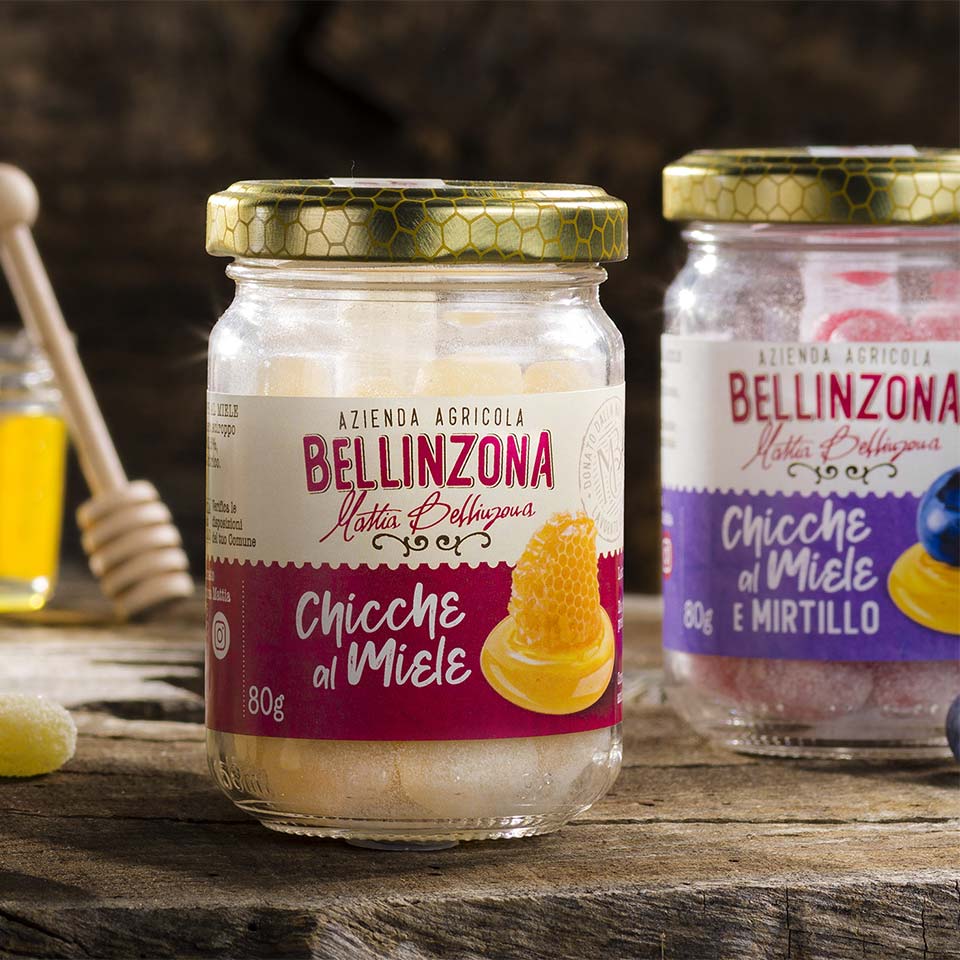 brand-naming-packaging-azienda-agricola-bellinzona-chicche-di-miele-alberto-bensi